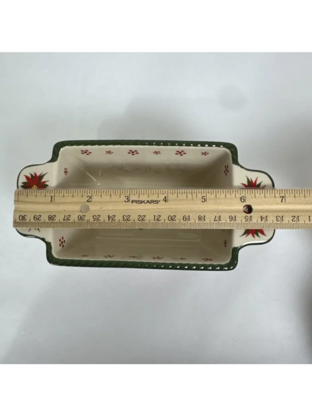 Temptations Red Cardinal Winter Whimsy 12 oz Loaf Pan NEW Christmas holiday bb